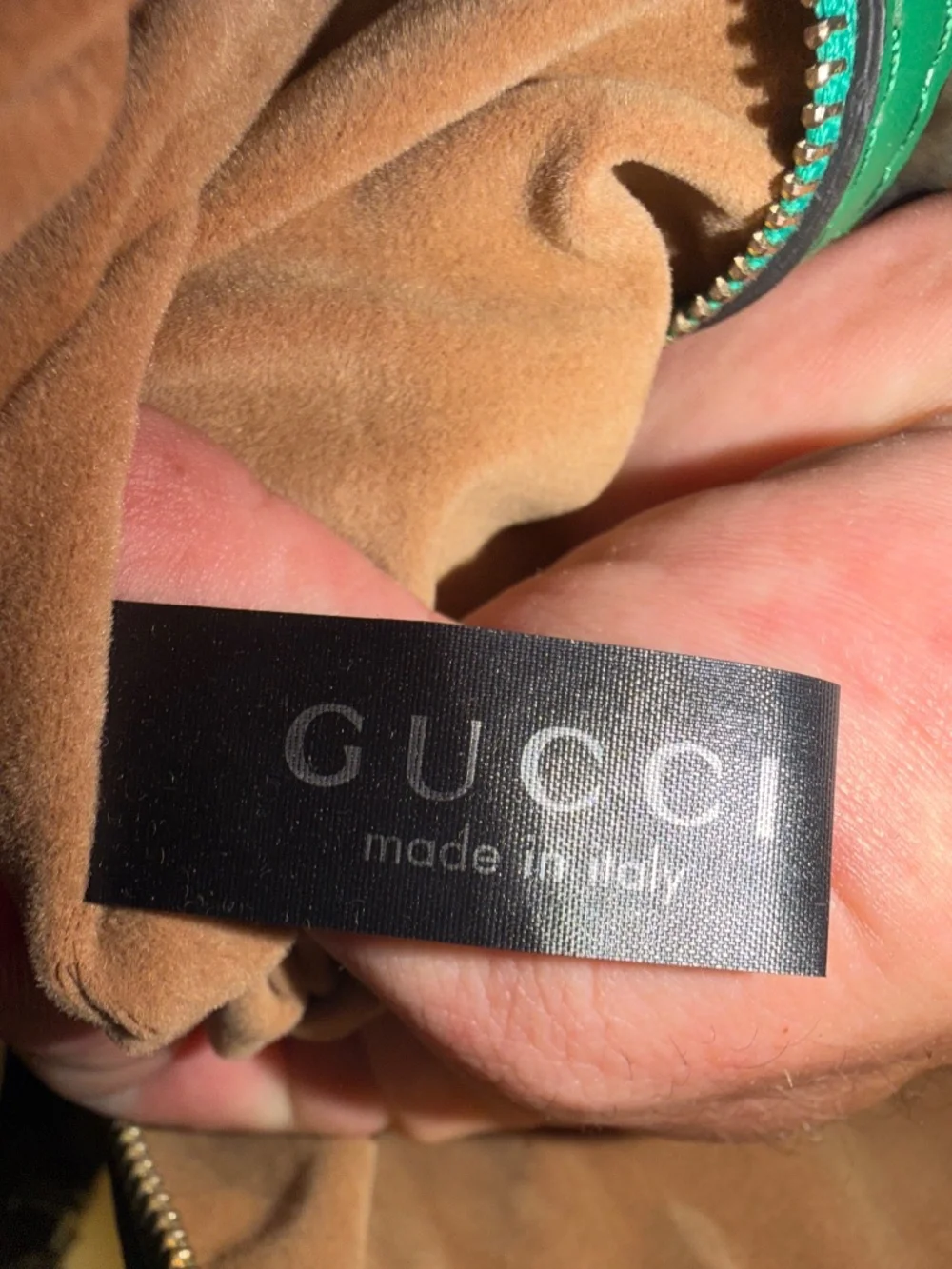 Gucci Leather Web and Snake Backpack